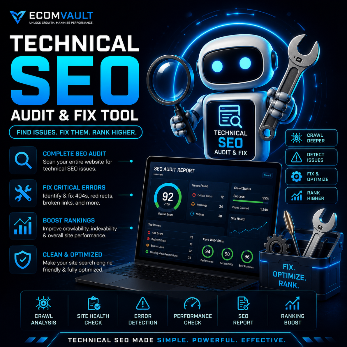 Technical SEO Audit & Fix Tool