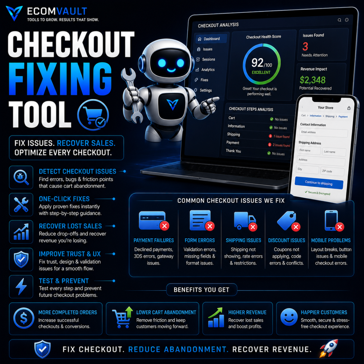 Checkout Fixing Tool